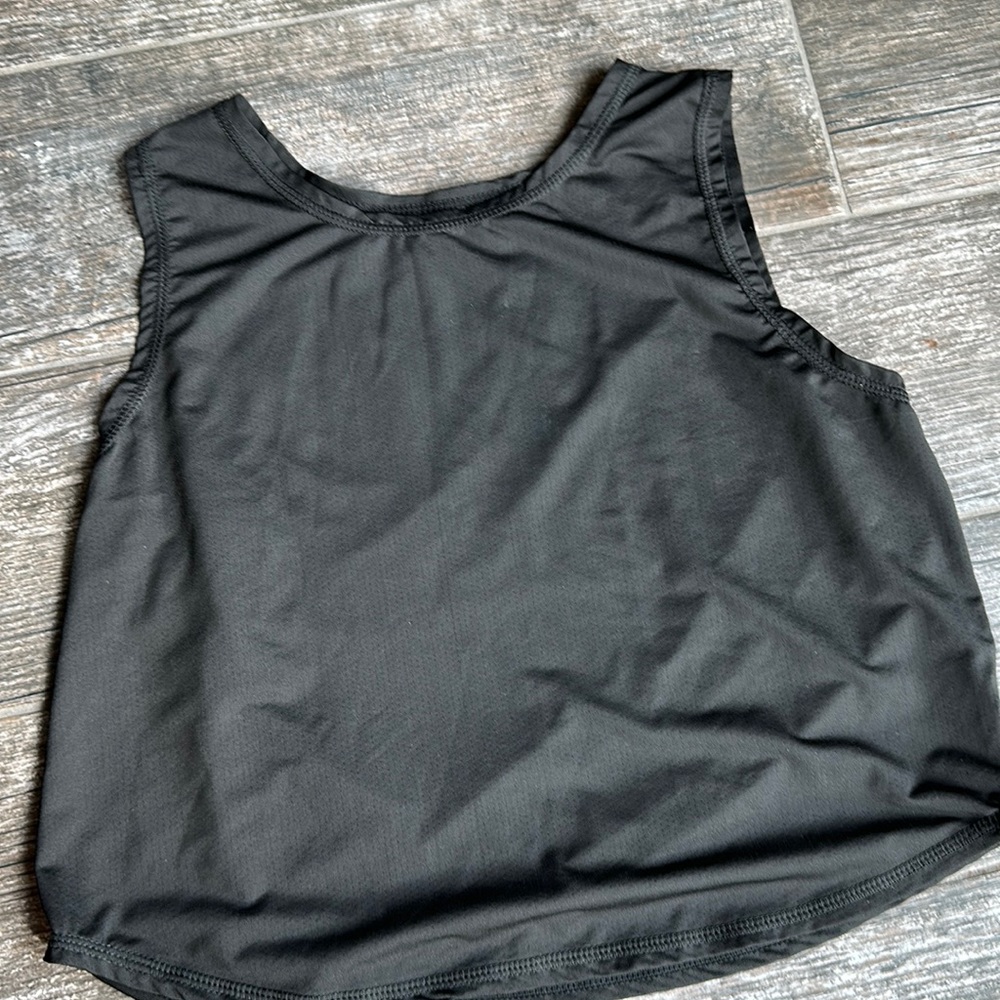Black, loose tank top